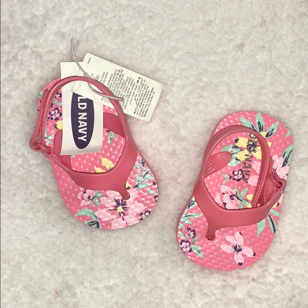 Baby girl flip flops